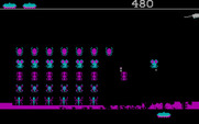 Tick Attack for IBM PC/Compatibles - Ticks erode the shield if they come into contact with it.