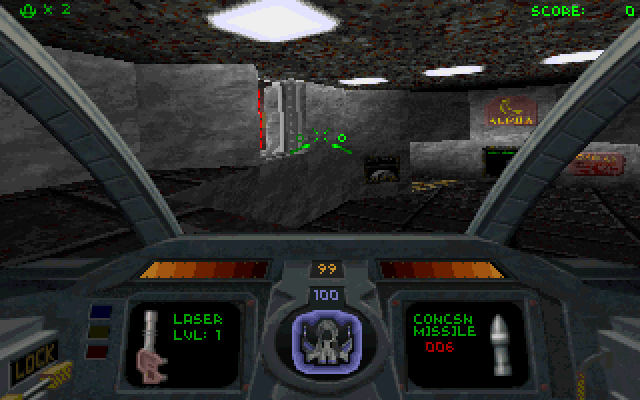 Descent IBM PC/Compatibles Screenshot: Choose a path...