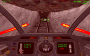 Descent for IBM PC/Compatibles - I'm hit! The screen flashes red...