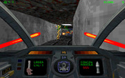 Descent for IBM PC/Compatibles - Descending down a corridor...