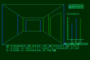 Voyager I: Sabotage of the Robot Ship for Atari 8-bit - This ship is a maze; which way to go from here?