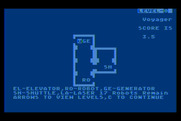 Voyager I: Sabotage of the Robot Ship for Atari 8-bit - Viewing a map...