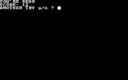 Voyager I: Sabotage of the Robot Ship for IBM PC/Compatibles - I'm dead. Try again?