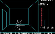 Voyager I: Sabotage of the Robot Ship for IBM PC/Compatibles - Uh oh, surprise attack by a robot!