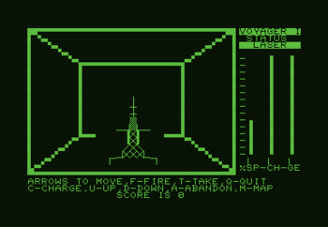 Voyager I: Sabotage of the Robot Ship for Commodore PET - Located a laser!
