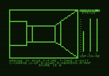 Voyager I: Sabotage of the Robot Ship for Commodore PET - Exploring the maze further...