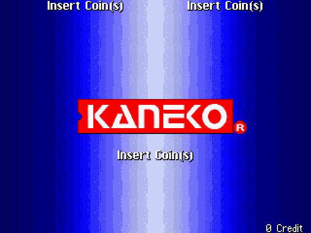 Gals Panic 4 Arcade Screenshot: Kaneko logo...