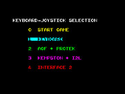 Frankie Goes to Hollywood for ZX Spectrum - Select an input device...