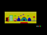 Frankie Goes to Hollywood for ZX Spectrum - Exploring the first room...