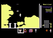 Gemstone Warrior for Atari 8-bit - Entering a dungeon...