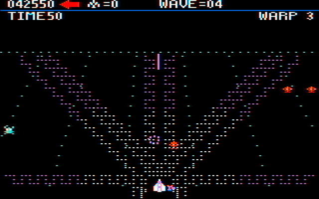 Juno First IBM PC/Compatibles Screenshot: Crash! I've been hit...