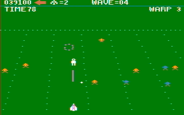 Juno First IBM PC/Compatibles Screenshot: Capture the lost astronaut for bonus "chance" time!