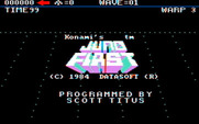 Juno First for IBM PC/Compatibles - Title screen.
