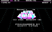 Juno First for IBM PC/Compatibles - Title screen.
