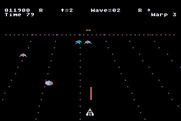 Juno First for Atari 8-bit - Blasting opponents...
