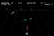 Juno First for Atari 8-bit - Game start.