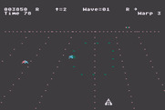 Juno First for Atari 8-bit - Rescued an astronaut, time for a bonus...
