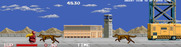 Ninja Warriors, The for Arcade - Approaching the airport...
