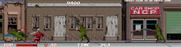 Ninja Warriors, The for Arcade - Knocking opponents down...
