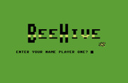 Beehive for Commodore 64 - Title screen.