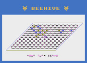 Beehive for Atari 8-bit - Game in progress.
