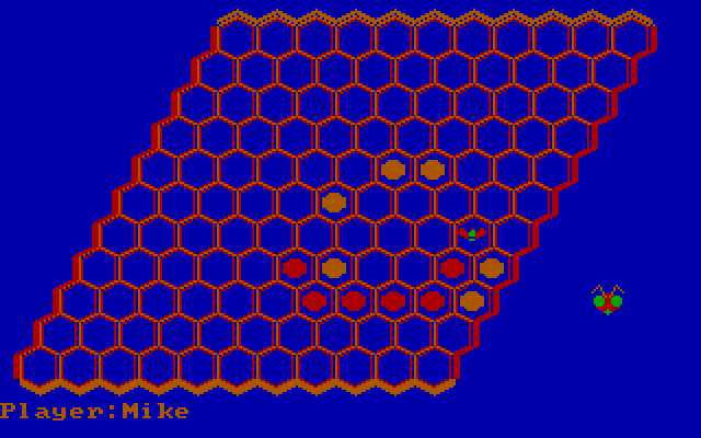 Beehive IBM PC/Compatibles Screenshot: Starting a new game...