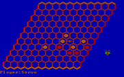 Beehive for IBM PC/Compatibles - Players take turns selecting spaces.