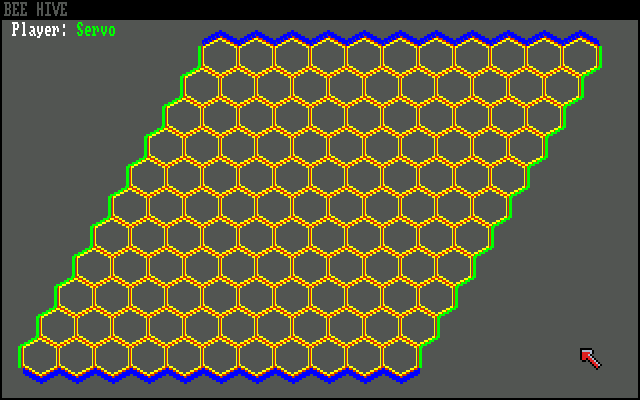 Beehive Amiga Screenshot: The game board.