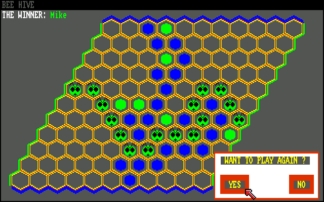 Beehive Amiga Screenshot: We have a winner!