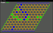 Beehive for Amiga - Filling in spaces on the board.