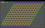 Beehive for Amiga - The game board.