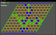 Beehive for Amiga - The computer is checking if anyone won yet...