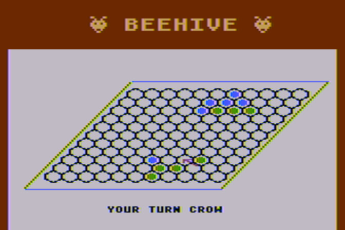 Beehive Atari 8-bit Screenshot: Starting the next game...