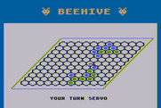 Beehive for Atari 8-bit - Your turn...which space will you select?