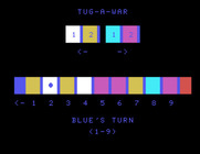 Tug-A-War for TI-99/4A - Blue's turn again...