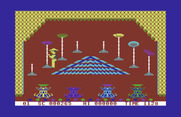 Chinese Juggler for Commodore 64 - Only a few more plates to juggle!