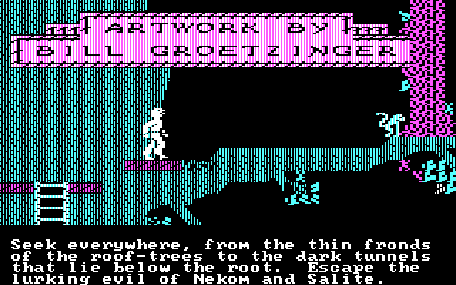 Below the Root IBM PC/Compatibles Screenshot: The game demo continues.