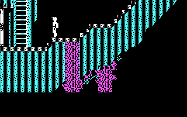 Below the Root IBM PC/Compatibles Screenshot: Walking down some stairs...