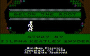 Below the Root for IBM PC/Compatibles - Title screen.