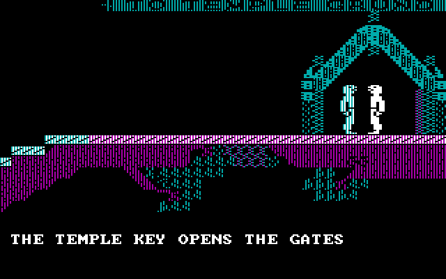 Below the Root IBM PC/Compatibles Screenshot: I'll need to find a temple key somewhere...