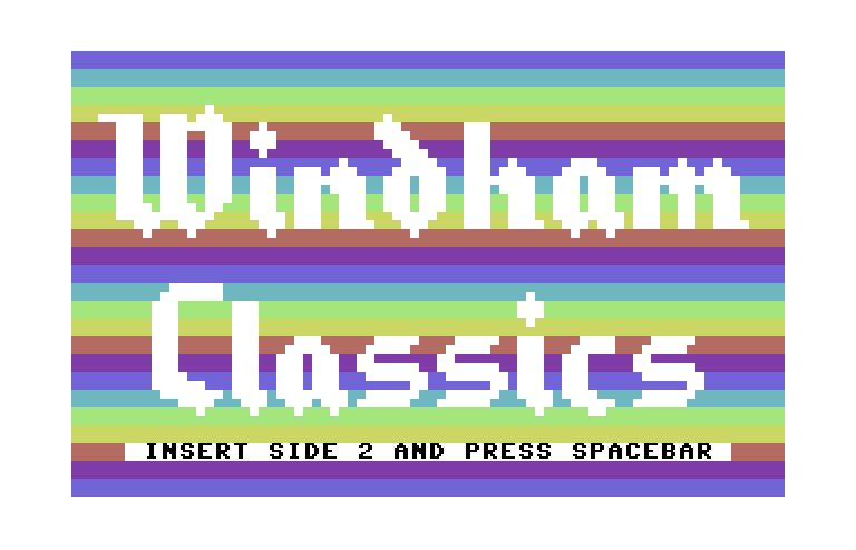Below the Root Commodore 64 Screenshot: Windham Classics presents...