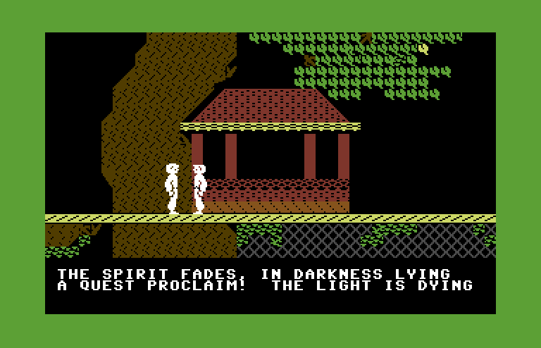 Below the Root Commodore 64 Screenshot: This person offers some vague advice...