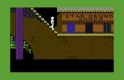 Below the Root for Commodore 64 - Outside some shops...