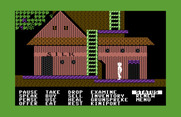 Below the Root for Commodore 64 - Use the menu to take actions, talk, and more.