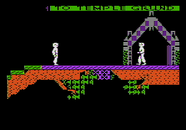 Below the Root Apple II Screenshot: Looks like this way to Temple Grund...