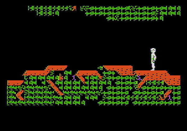 Below the Root Apple II Screenshot: Exploring the trees some more.