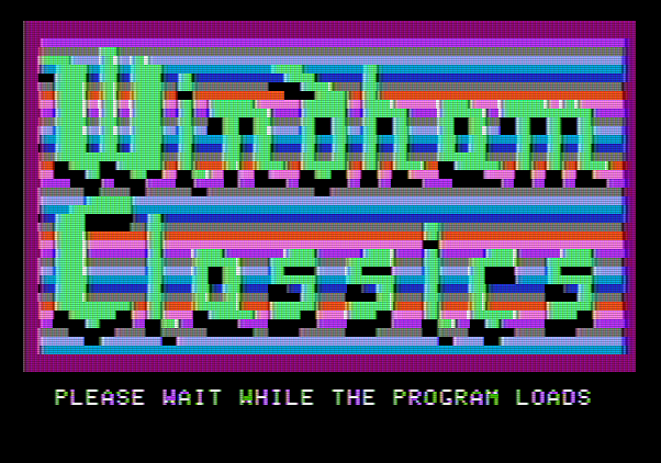 Below the Root Apple II Screenshot: Loading screen.