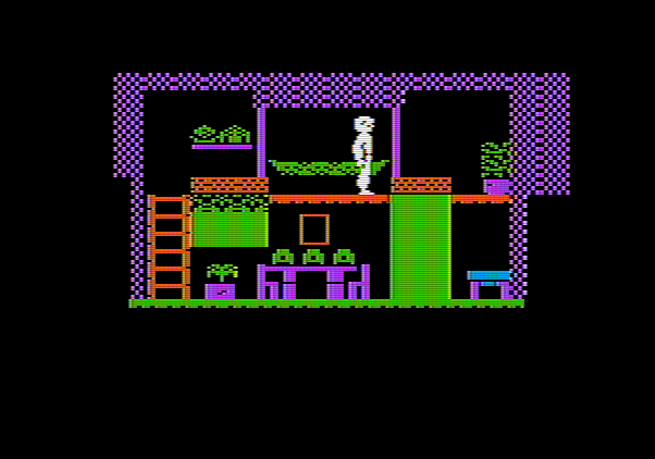 Below the Root Apple II Screenshot: Game start.