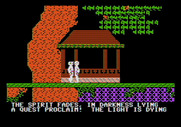 Below the Root for Apple II - Speaking to a character.