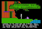 Below the Root for Apple II - One of the credits screens.